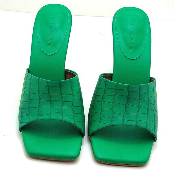 Gabrielle Union Women's Dayanara One Band Sandal Green - Size 8.5 - Picture 1 of 13